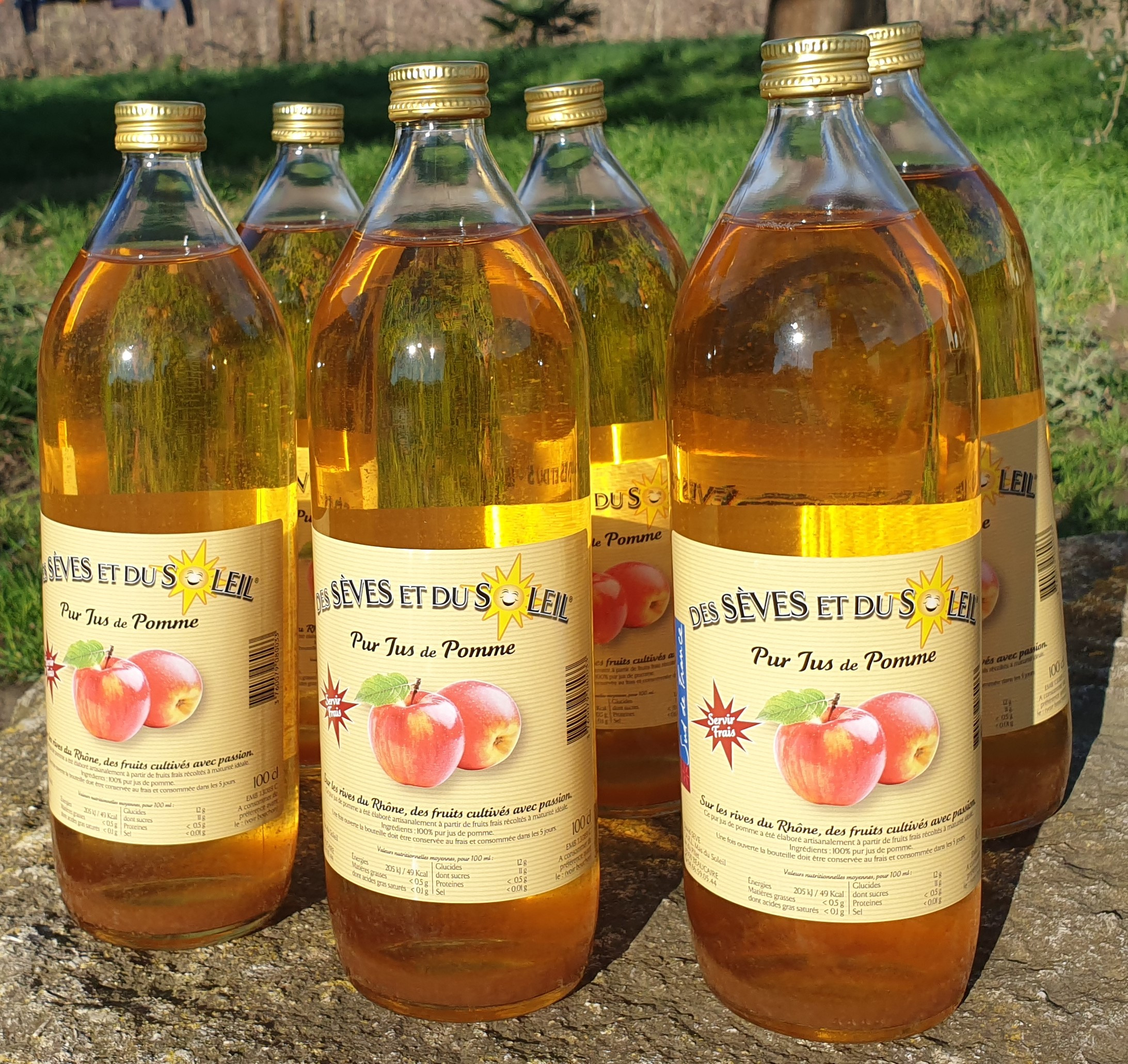 PUR JUS DE POMME CLAIR CARTON DE 6 LITRES - Achetons à Beaucaire