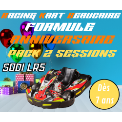 FORMULE ANNIVERSAIRE PACK 2 SESSIONS