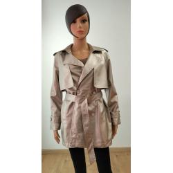 Trench court simili cuir