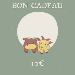 Bon cadeau 10€ - ( valable 1 mois à partir de la date d'achat)