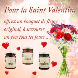 Offre Saint Valentin - Coffret découverte confit de fleurs