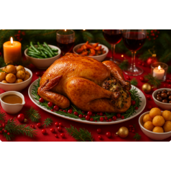 Chapon Fermier de Noël