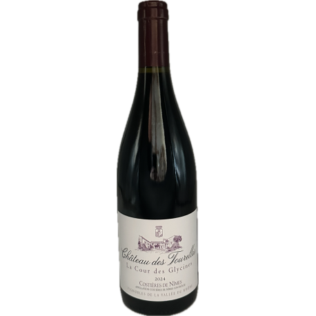 AOC Costières de Nîmes - Château des Tourelles - La Cour des Glycines - 2024- rouge