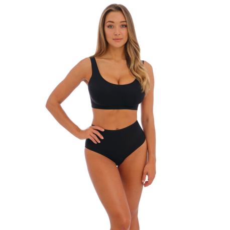 Smoothease Black Slip Haut Stretch invisible