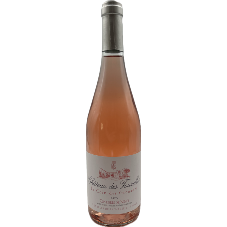 Le Coin des Grenades - 2025 - Château des Tourelles - AOC Costières de Nîmes  - rosé - 75cl